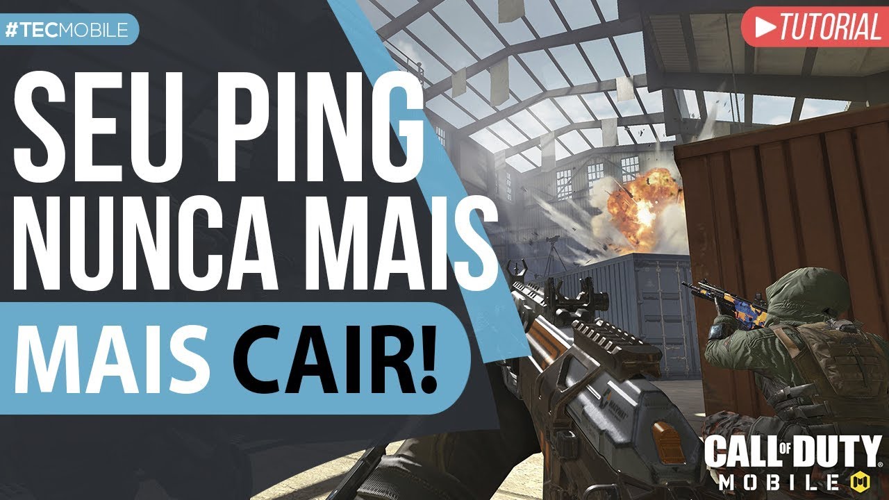 COMO MELHORAR O PING DO CALL OF DUTY MOBILE, FREE FIRE E OUTROS JOGOS  ONLINE 2019 - 