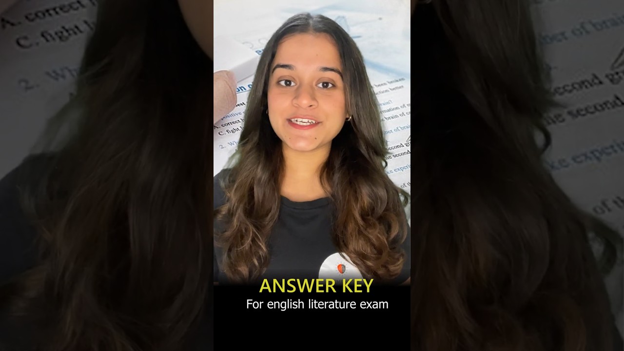 Answer Key for English Literature ICSE Class 10 #class10 #icseboardexam #englishlanguage