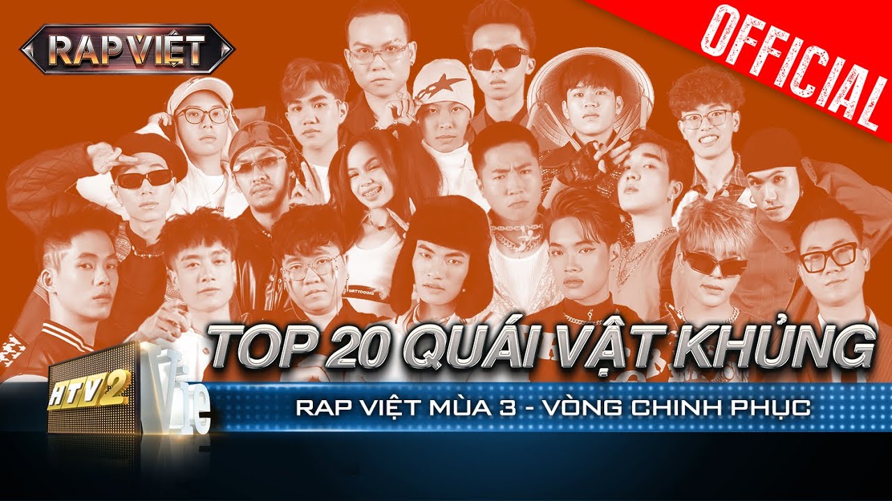 Những tiết mục nghe là dính của Top 20 quái vật khủng vòng Chinh Phục | Rap Việt 2023's Banner