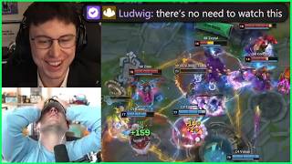 Caedrel Watches Ludwig's Team Losing With Soul, Baron & Elder screenshot 1