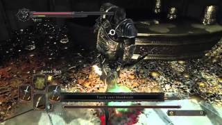 DARK SOULS 2: (Sotfs), Powerstanced Ice Rapiers vs Twin Dragonriders (ng+3).
