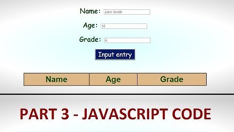 [Javascript tutorials #2] Get details and display in a table JS Part 3 - Data processing & display