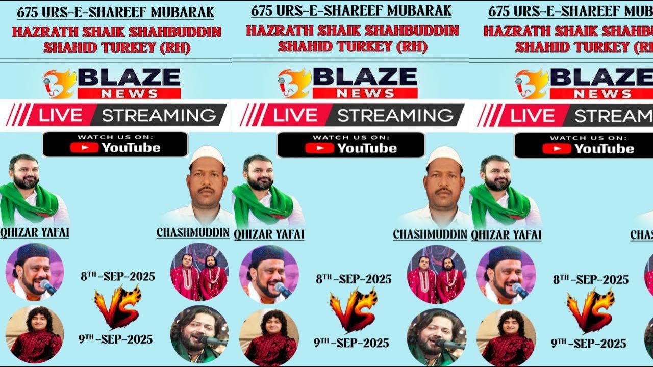 Live🔴From Hazrath Shaik Shabuddin (R.A) Village Shaikhapur Mandal Zaheerabad Dist.Sangareddy 2025