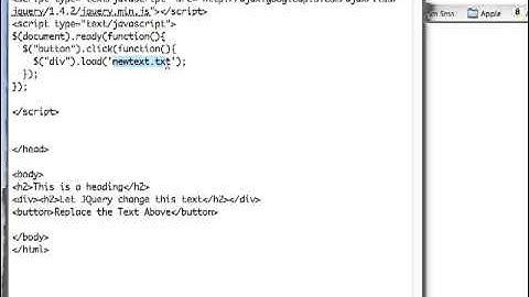 JS 4U 57: JQuery Load Function