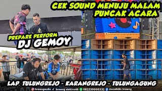 FINAL SOUND CHECK - HEADING TO THE MAIN EVENT NIGHT WITH BRE ORGANIZER IN TULUNGAGUNG