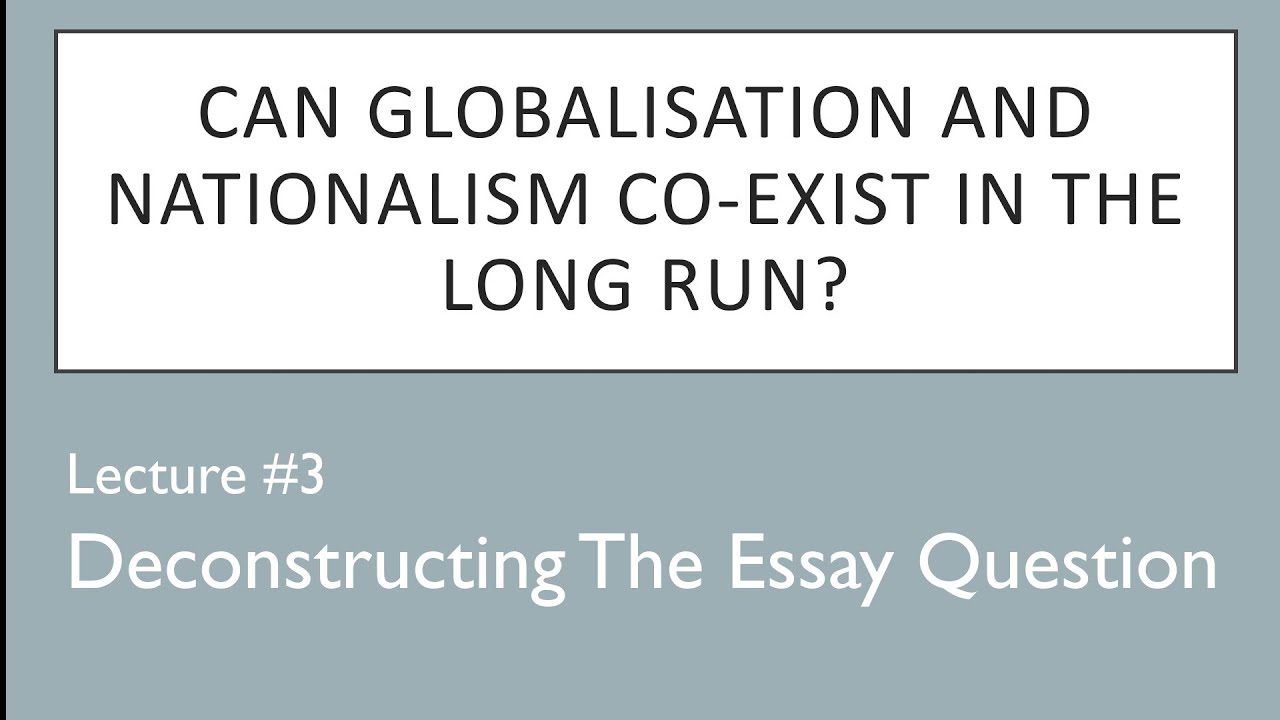 globalization vs nationalism essay css