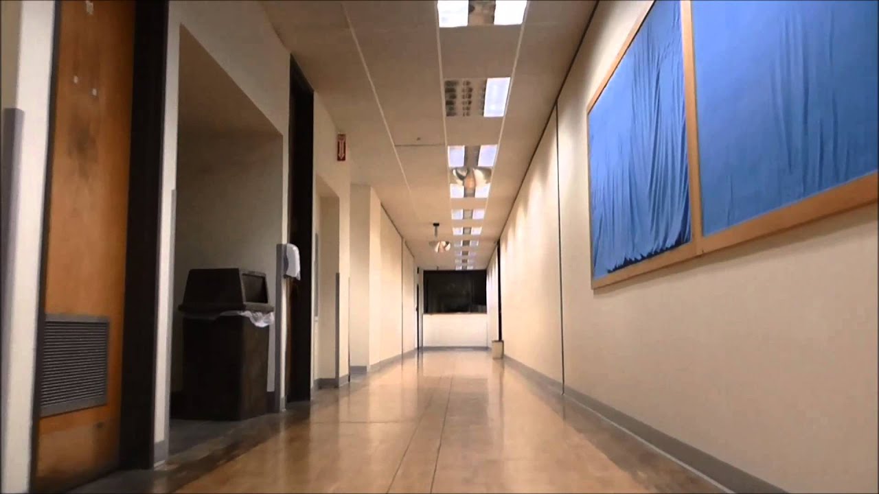 Rolling Down Hall in Office Building [CC Video] YouTube
