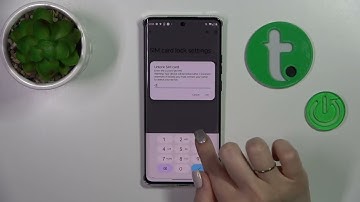 How to Turn Off the SIM Card Pin Code on MOTOROLA Edge 40 - Removing the Screen Lock