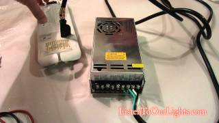 Wiring up a Power Supply (PSU) Don't wire V to GND! See new video in description.