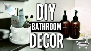 DIY BATHROOM DECOR! How To Decorate For Cheap!