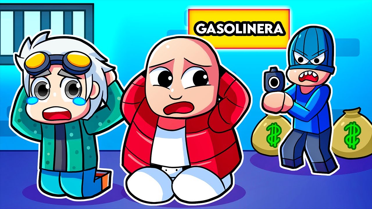 ¡Roban la GASOLINERA y ME TIENEN DE REHÉN en Liberty County Roblox!