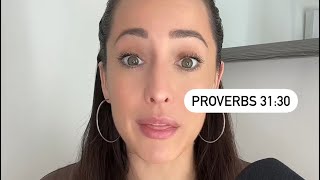 Verse of the day! Proverbs 31:30 🤍