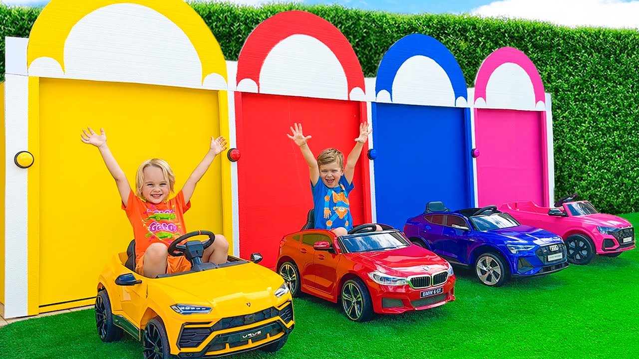 Przygoda w garażu samochodowym z Chrisem - Nauka kolorów dla dzieci