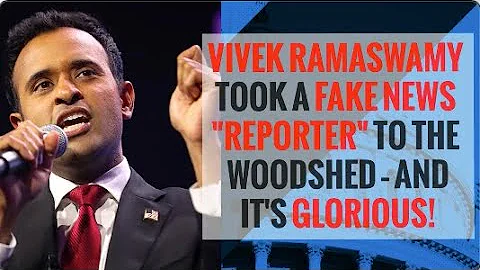 CLASSIC: Vivek Ramaswamy Spars with Fake News Reporter Over White Supremacy