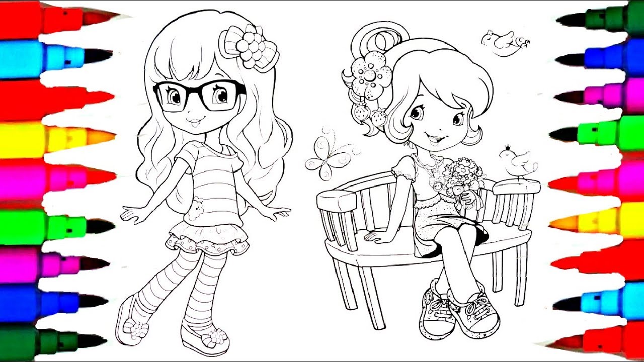 Strawberry Shortcake for Girls Sweet Strawberry Princess Coloring