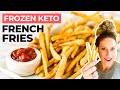 FROZEN KETO FRENCH FRIES | Secret Ingredient for REAL Potato Flavor!! Only 2.5g Net Carbs!