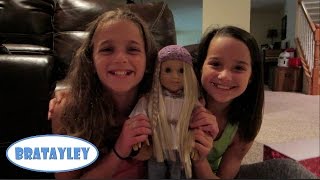 Opening Julie and Tips on Making an American Girl Doll Bed (WK 187.5) | Bratayley