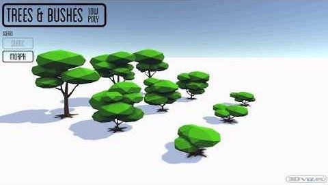 TreesnBushes V2 - Unity Asset - 3Dviz.eu