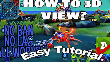 How To 3D View Mobile Legends |TUTORIAL BY JuniorPH yT |NO PASSWORD WORKING, CLASSIC,RANK NO BANNED