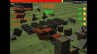 Stunt Car Crash 3D Gameplay & Walkthrough | Free at 123Games.App screenshot 4