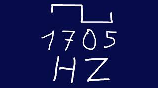 1705 hz square