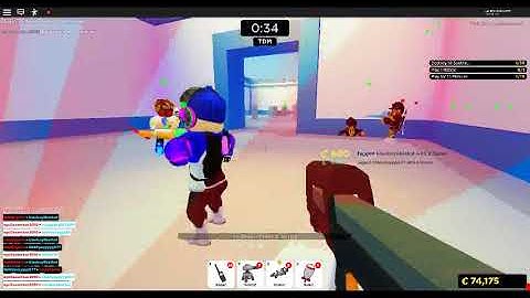 I launched a nuke in Roblox Big Paintball for the first time!