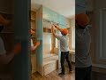 From a Dirty, Broken Room to a Smart Mint Built-In Bedroom #InteriorRenovation #RoomRenovation