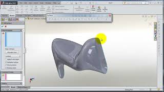 SolidWorks 2014 Surface Tutorial 74  Fill Surface HD