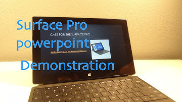 Powerpoint On Microsoft Surface Pro Demo | Demonstration