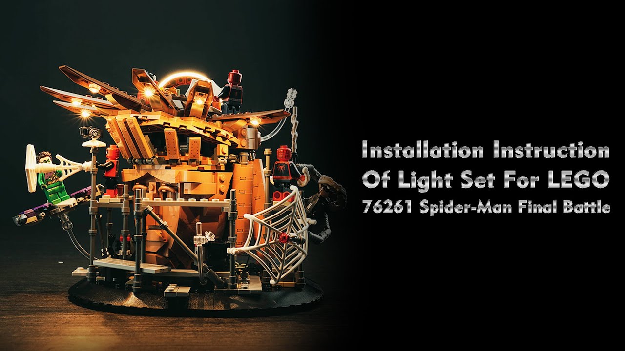 Installation Instruction Of Light Set For LEGO 76261 Spider-Man
