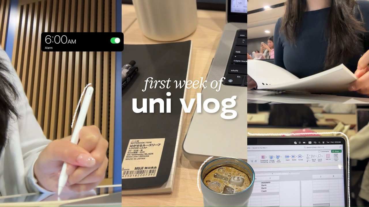 First week of UNI VLOG 📓 in singapore: early lectures, study with me, comfort cooking