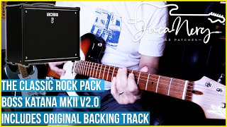 BOSS KATANA MKII V2.0 | THE CLASSIC ROCK PACK (4 PATCHES) + ORIGINAL BACKING TRACK