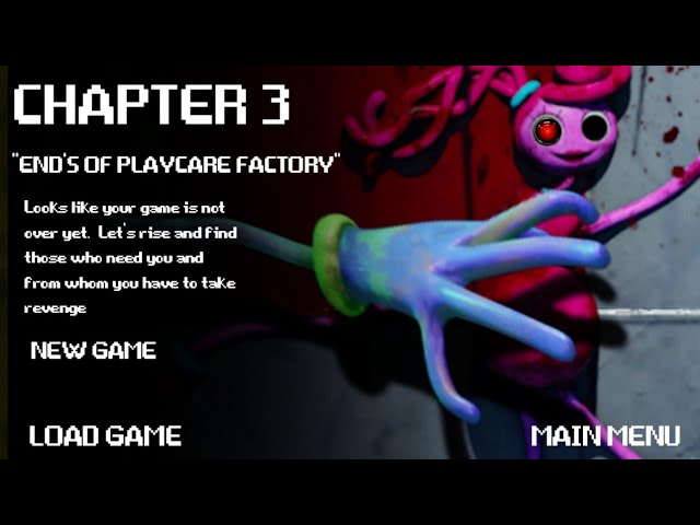 Poppy Playtime Chapter 3 Main Menu Trailer