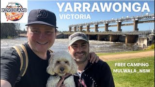 YARRAWONGA VICTORIA / KYFFINS RESERVE FREE CAMPING / NSW FREE CAMPING / VANLIFE / YARRAWONGA WEIR