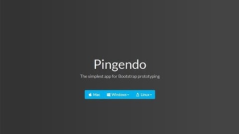 Tools Mendesain Website dengan mudah dengan bootstrap hanya drag and drop menggunakan PINGENDO