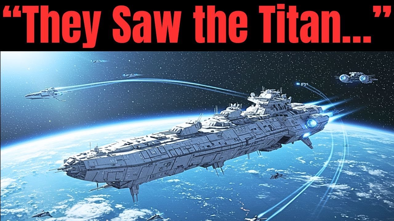 The First Alien Fleet Faced Humanity’s Titan-Class Warship—And Froze in Terror!”  HFY Sci-Fi Story