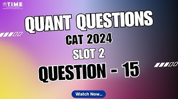 CAT 2024 | Geometry – Inradius of a Triangle from Coordinates | Quant Concept Series