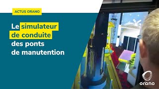 Le simulateur de conduite des ponts de manutention