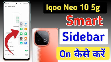 Iqoo Neo 10 5g me smart sidebar kaise enable kare/how to enable smart sidebar in Iqoo Neo 10 5g