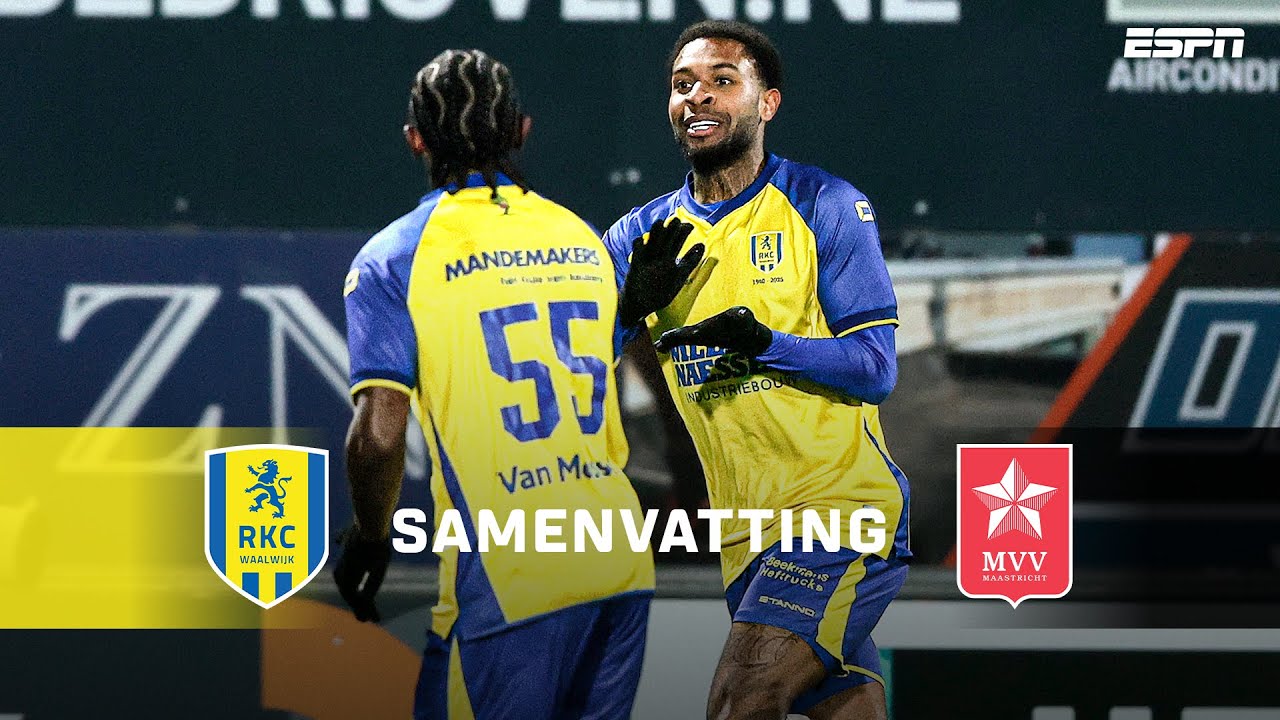Denilho Cleonise zet RKC al vroeg op VOORSPRONG ⏱️💥 | Samenvatting RKC Waalwijk - MVV Maastricht