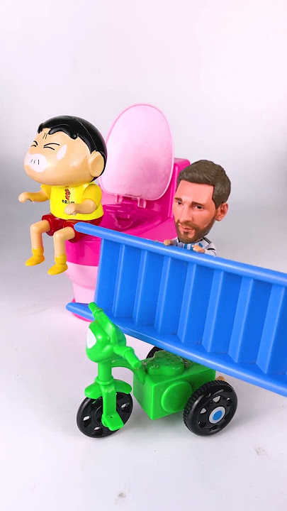 Unboxing Messi Stealing Stair Shinchan Toys ASMR Videos #shinchan