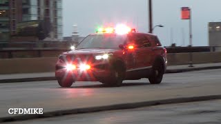 Chicago Fire Department Battalion 1 Responding