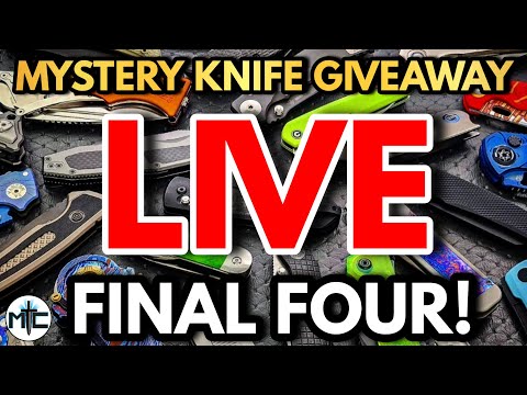 METAL COMPLEX MYSTERY KNIFE GIVEAWAY LIVE! FINAL FOUR! + KNIVES AND EXCEPTIONAL KNONSENSE!