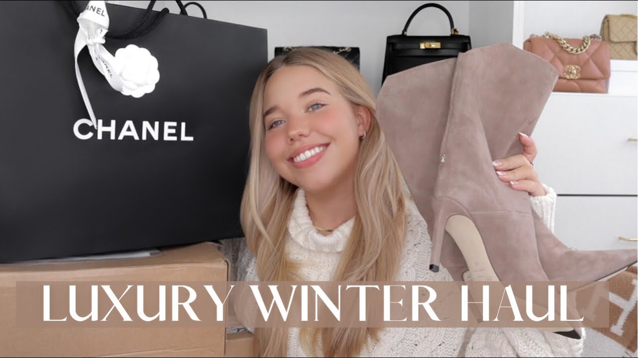 LUXURY WINTER HAUL  CHANEL, VAN CLEEF & ARPELS, JIMMY CHOO