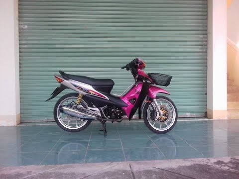 Dán tem trùm Honda Wave Alpha 110cc màu hồng cute