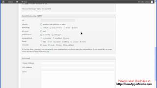 WordPress 3.4 Add New Links Settings