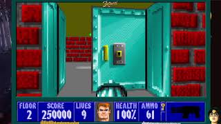 Wolfenstein 3D (1992) ► Part 13: E2M2 ► I am Death Incarnate! ► 100%