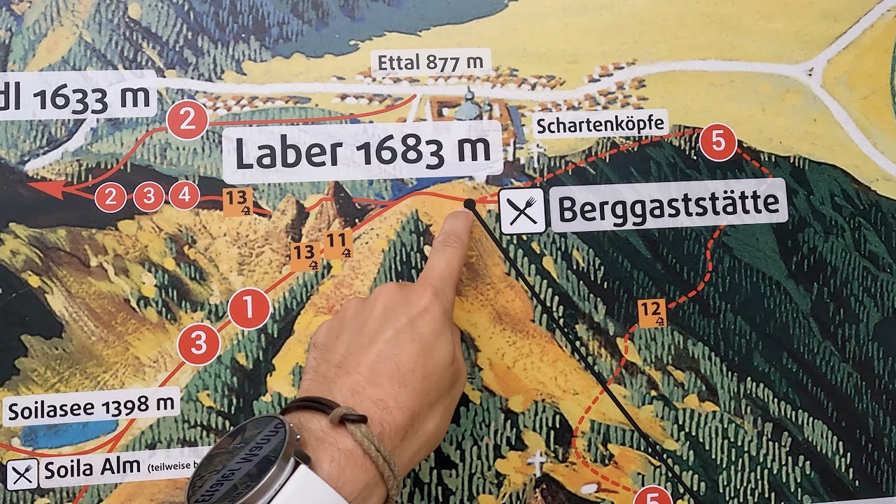 Laber 1686  eine Easy Bergwanderung in Oberammergau