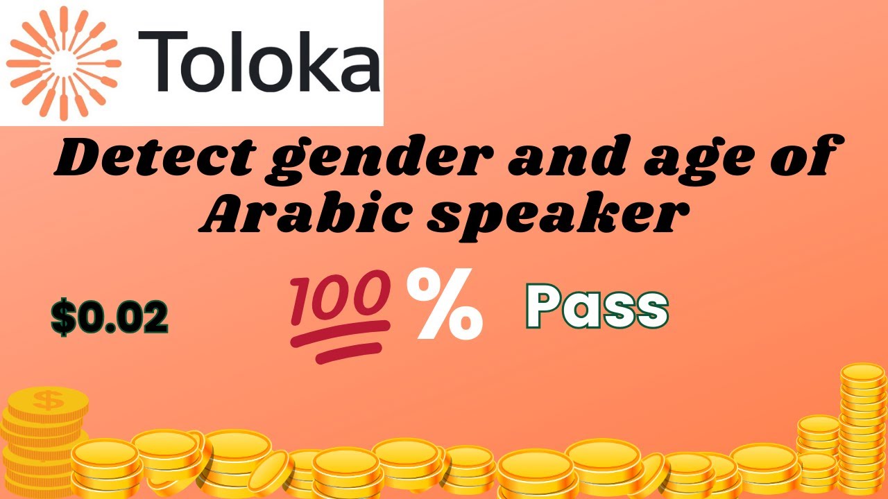 Detect gender and age of Arabic speaker 👦 👩toloka qualification #toloka ...