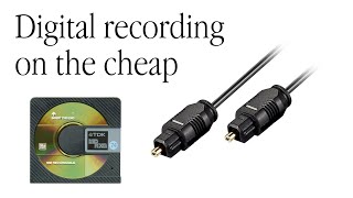 How to record a MiniDisc digitally from a computer